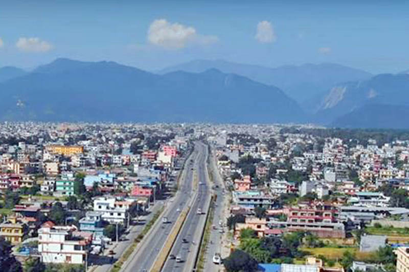 File: A view of Butwal City. Photo: THT